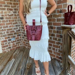 NWT Brahmin Faith Melbourne Cranberry  Crossbody